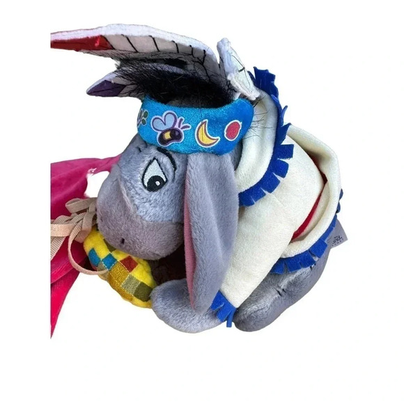 Disney 2003 Theme Park edition Eeyore Bean Bag Plush Stuffed Toy - Picture 4 of 11